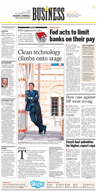 09-19-09 CHRON CLIP 09-19-09 CHRON CLIP