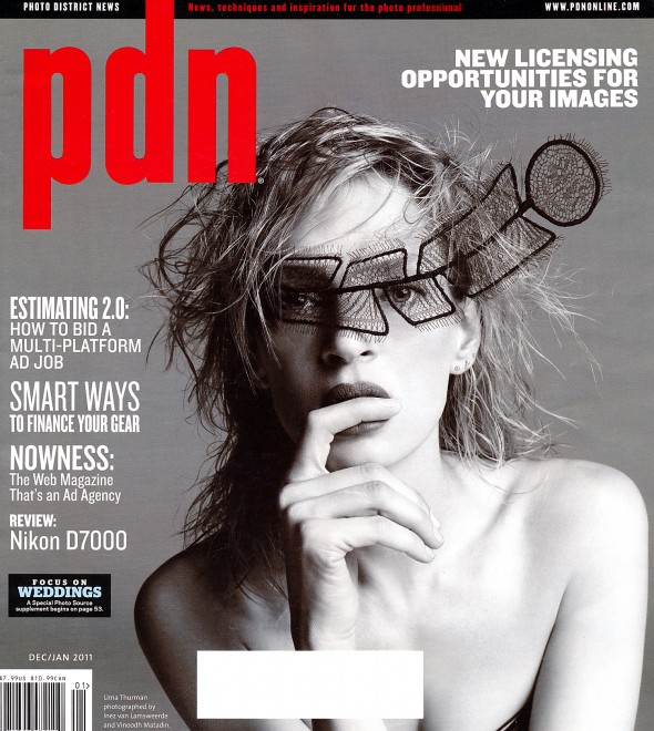 DECEMBER 2010 COVER OF PDN MAGAZINE