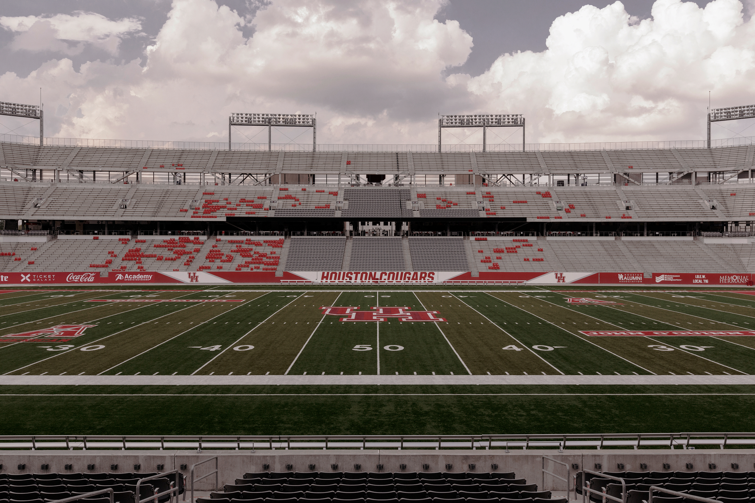 TDECU stadium on the campus of the University of Houston is seen. Todd Spoth for The New York Times.